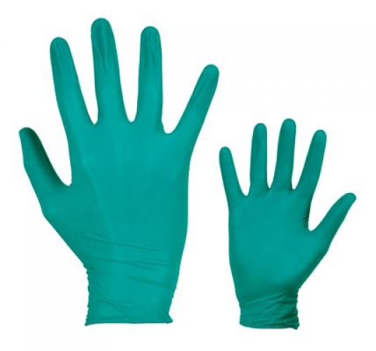Gotec-Einwegschutz, Einweg-Nitrilhandschuhe Prime, grün, puderfrei, Pkg. á 100