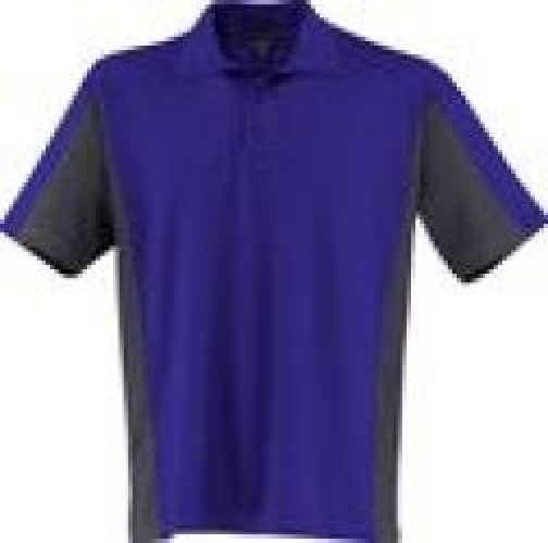 Gr.XL KÜBLER Polo-Shirt Shirt Dress, MG 190, kornblau/anthrazit