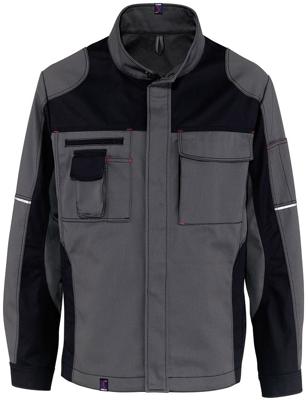 Gr.52 KÜBLER Image Vision Dress  Bundjacke Arbeitsjacke Berufsjacke Schutzjacke Arbeitskleidung Berufskleidung grau schwarz