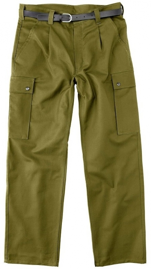 Gr.27 KÜBLER Arbeitshose  Berufs-Bund-Hose, ca. 320g/m², oliv