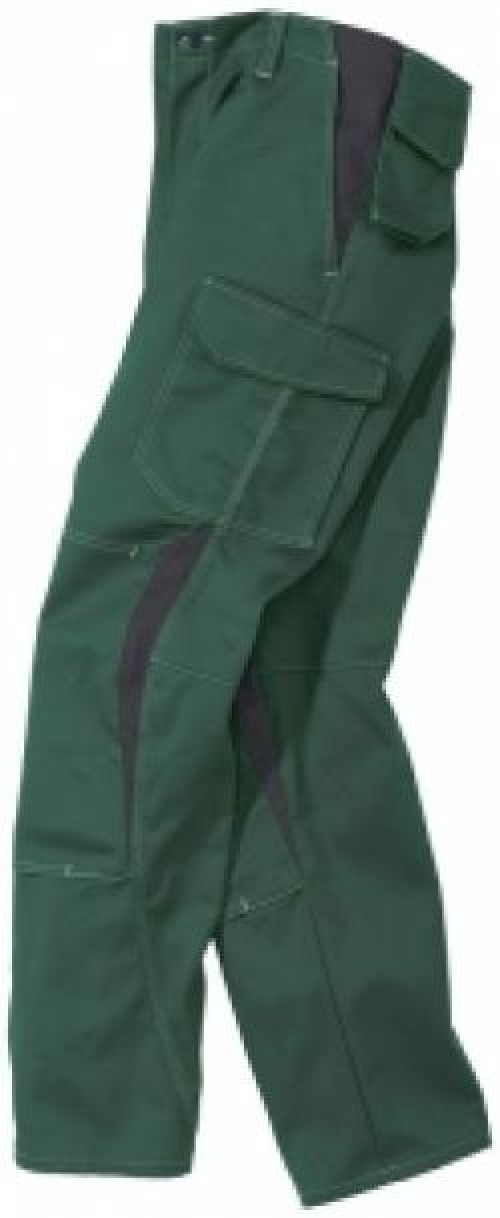 Gr.29 KÜBLER-Workwear, Image-Dress-Arbeits-Berufs-Bund-Hose, ca. 320g/m², moosgrün/anthrazit