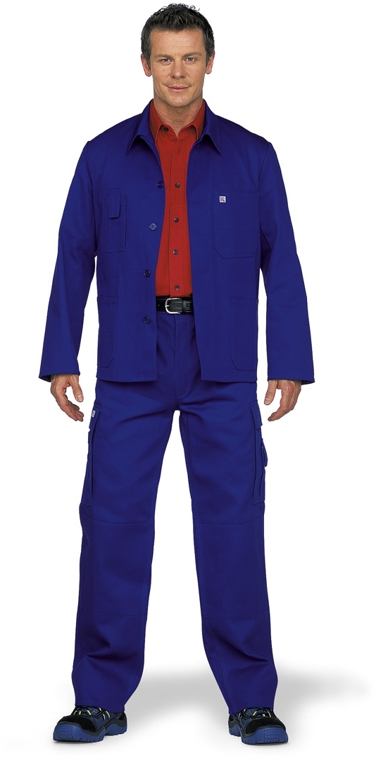 Gr.40 KÜBLER Bundhose Arbeitshose Berufshose Workerhose Arbeitskleidung Berufskleidung kornblau ca 330g