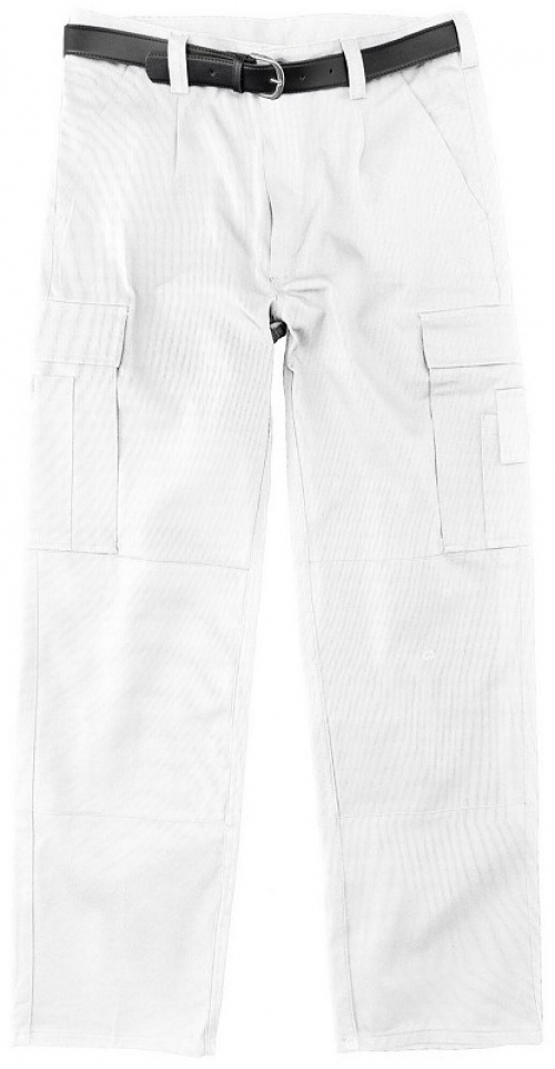 Gr.102 KÜBLER Arbeits-Berufs-Bund-Hose, ca. 330g/m², weiß