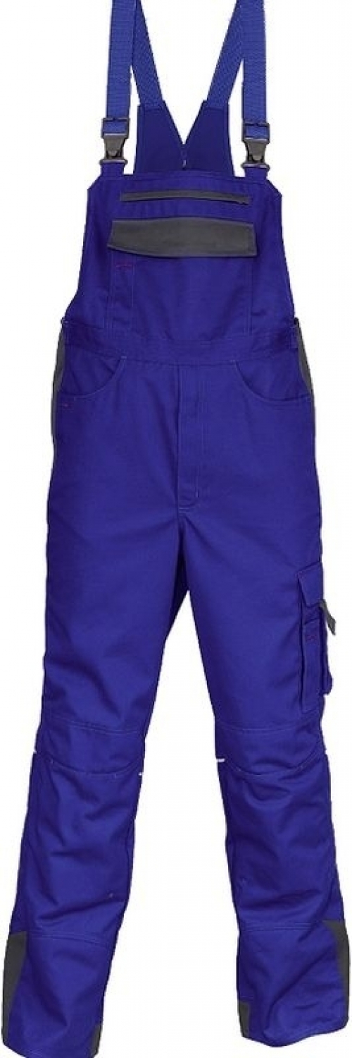 Gr.106 KÜBLER Arbeitshose Berufslatzhose, Image Vision Dress, MG 295, kornblau/anthrazit