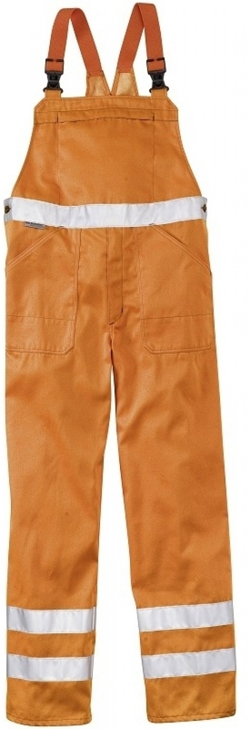 Gr.102 KÜBLER Warnschutzlatzhose mit Reflexstreifen, ca. 270g/m², warnorange