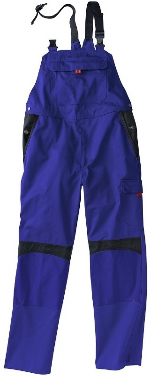 Gr.62 KÜBLE R Arbeits-Berufs-Latz-Hose, ca. 300g/m², kbl.blau/schwarz