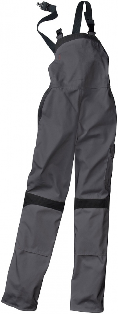 Gr.44 KÜBLER Inno Plus Dress Damen Latzhose Arbeitslatzhose Berufslatzhose Workerhose Arbeitshose Berufshose Blaumann anthrazit schwarz ca 300g