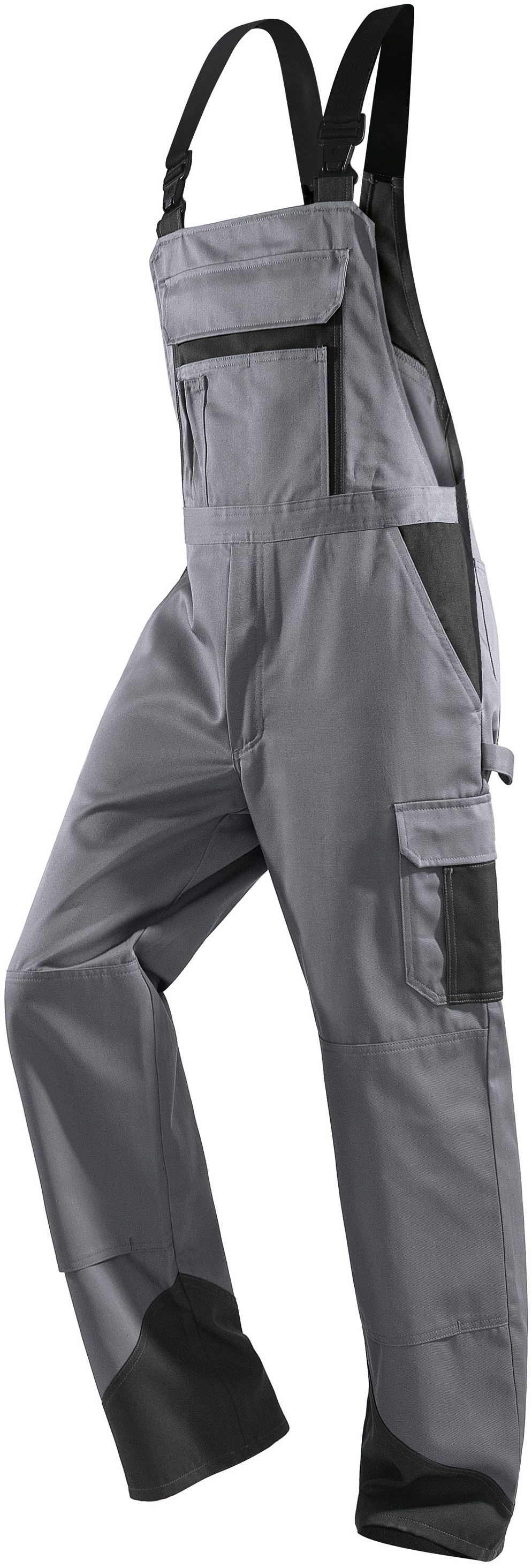 Gr.44 KÜBLER Worktrend Latzhose Arbeitslatzhose Berufslatzhose Workerhose Arbeitshose Berufshose Blaumann mittelgrau anthrazit ca 325g