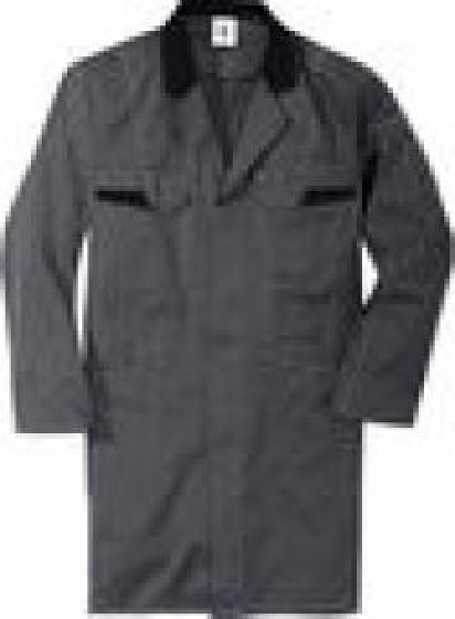 Gr.MKÜBLER-Workwear-Berufs-Mantel, Arbeits-Kittel, MG 240, anthrazit/schwarz