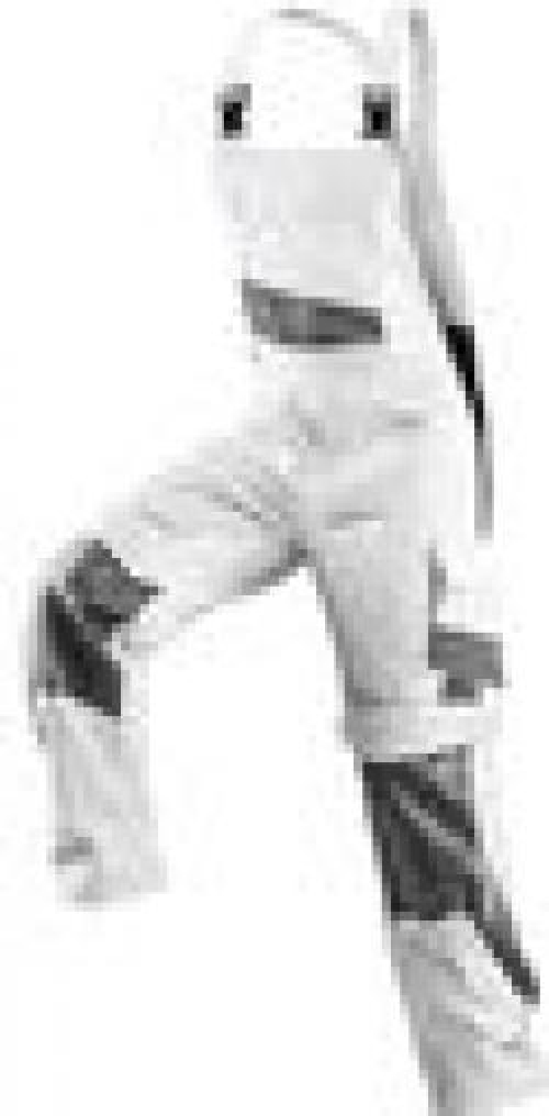 Gr.50 KÜBLER-Workwear, Pulsschlag-Arbeits-Berufs-Latz-Hose, weiß/anthrazit