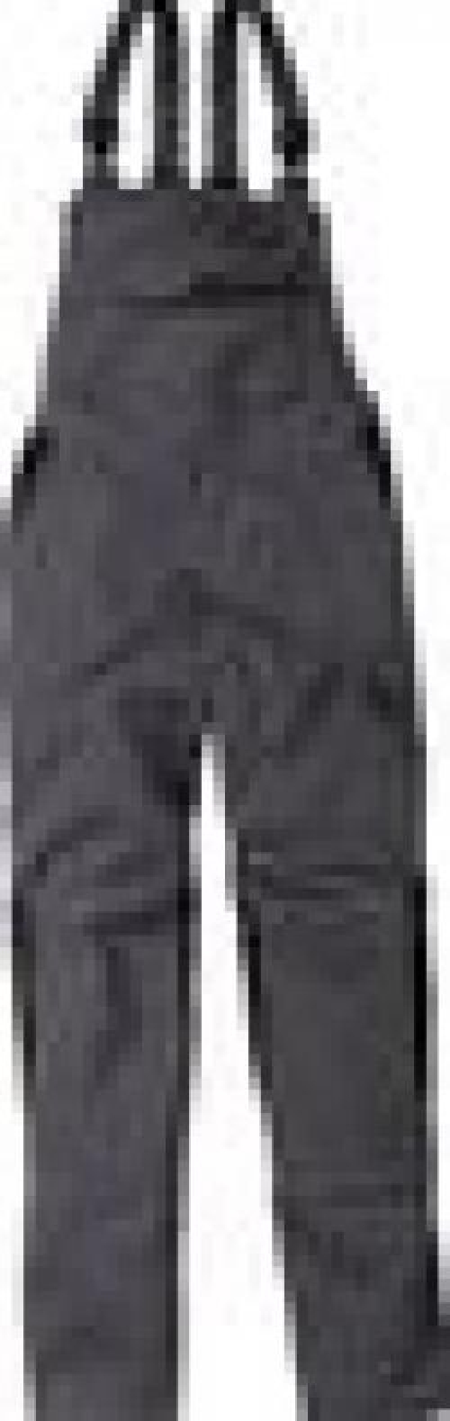 Gr.64 KÜBLER-Workwear-Arbeits-Berufs-Latz-Hose, MG 320, anthrazit/schwarz