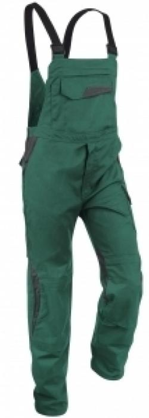 Gr.29 KÜBLER-Vita cotton+  Latzhose, ca. 305g/m², moosgrün/anthrazit