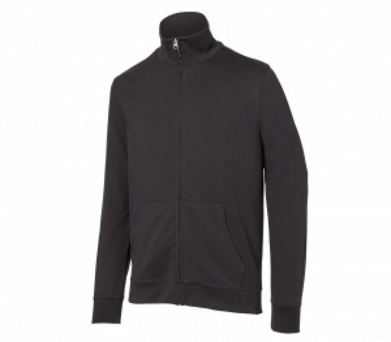 Gr.XL KÜBLER SHIRTS Sweatjacke, anthrazit