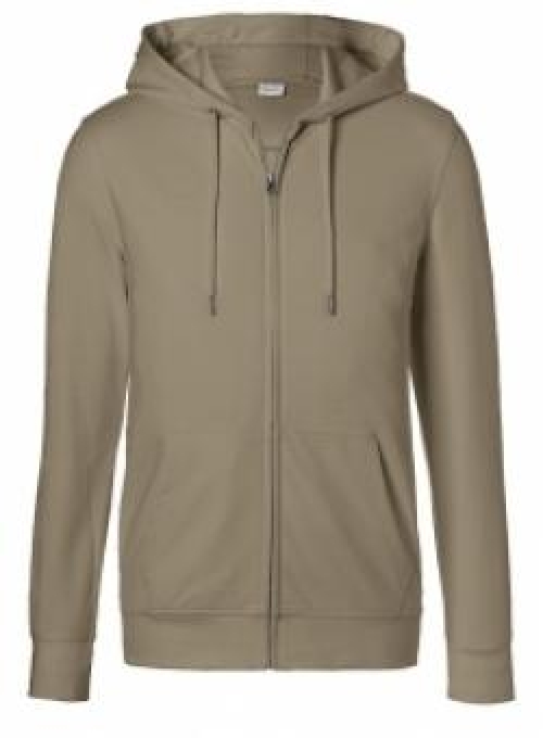 Gr.XSKÜBLER-Workwear-Kapuzen-Sweatjacke, 300 g/m², sandbraun