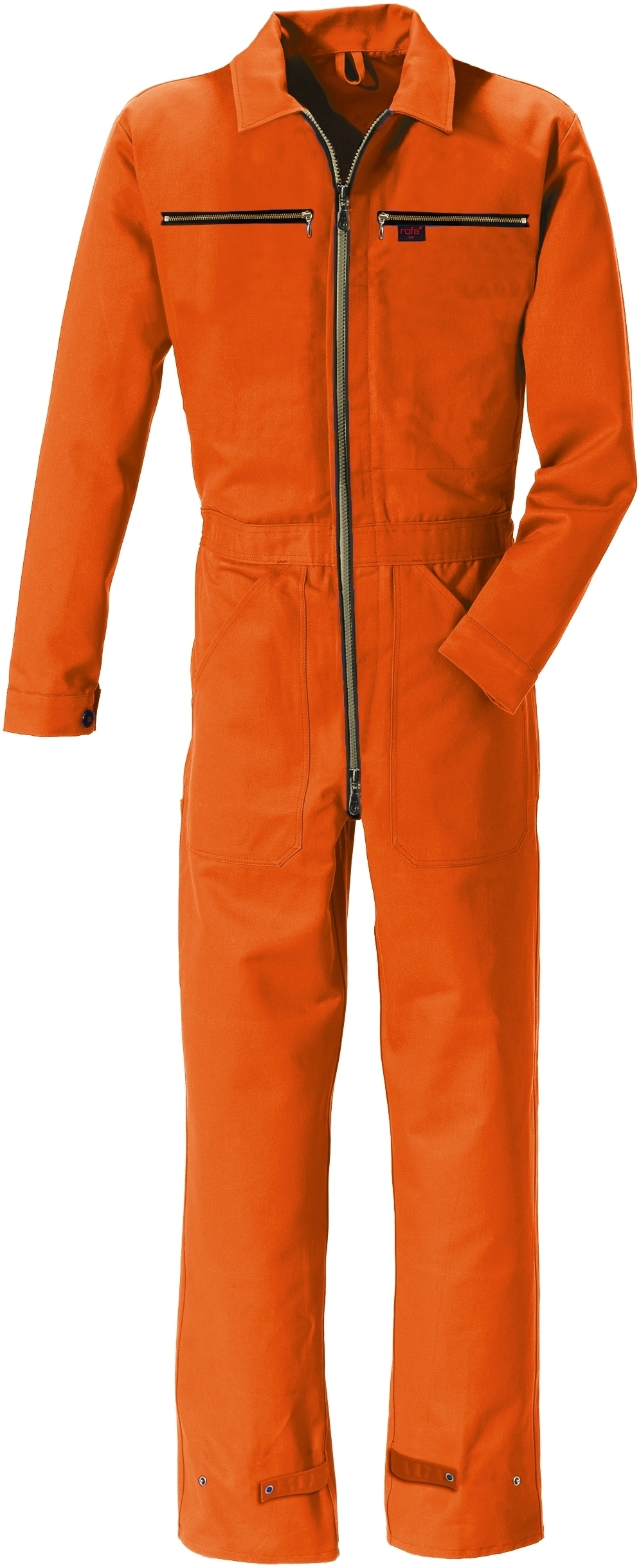 Gr.60 ROFA-Workwear, Arbeits-Berufs-Overall, Rallye-Kombi, ca. 275 g/m², orange