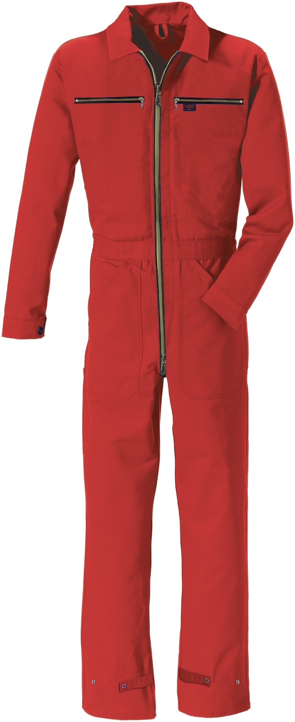 Gr.94 ROFA-Workwear, Arbeits-Berufs-Overall, Rallye-Kombi, ca. 275 g/m², rot