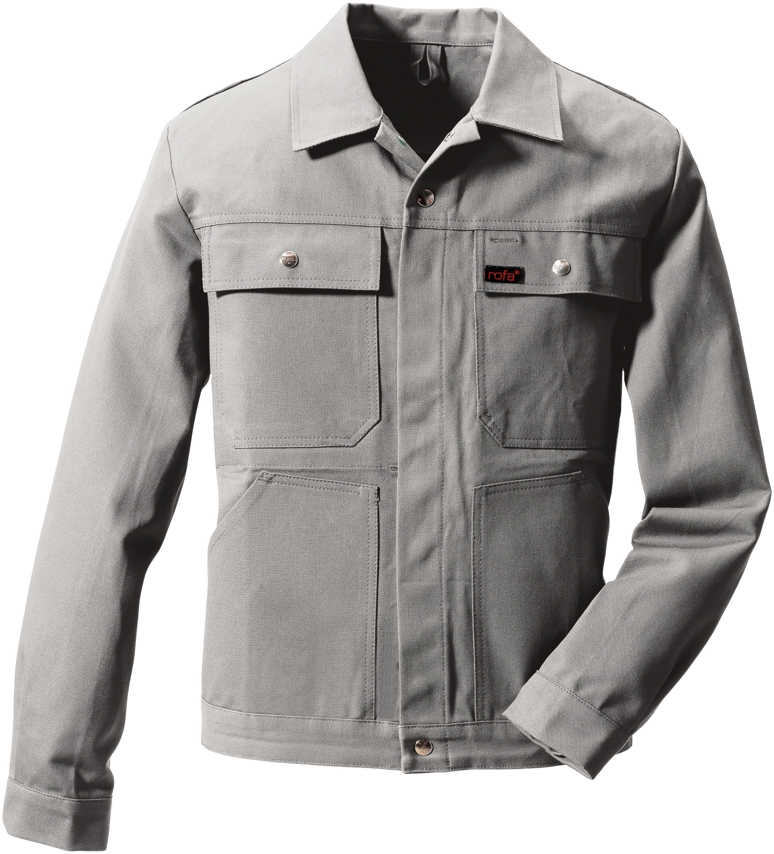 Gr.48 ROFA-Workwear, Arbeits-Berufs-Blouson, ca. 360 g/m², hellgrau