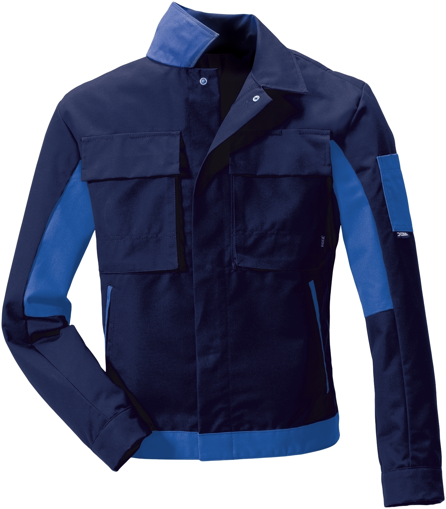 Gr.54 ROFA-Workwear, XTRA-Arbeits-Berufs-Jacke, ca. 250 g/m², marine-kornblau