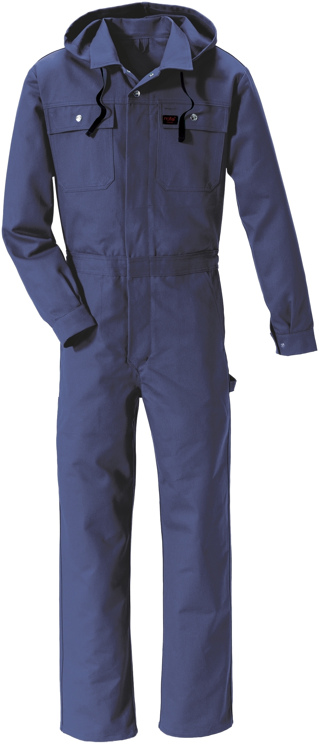 Gr.46 ROFA-Workwear, Arbeits-Berufs-Overall, Rallye-Kombi, ca. 360 g/m², hydronblau
