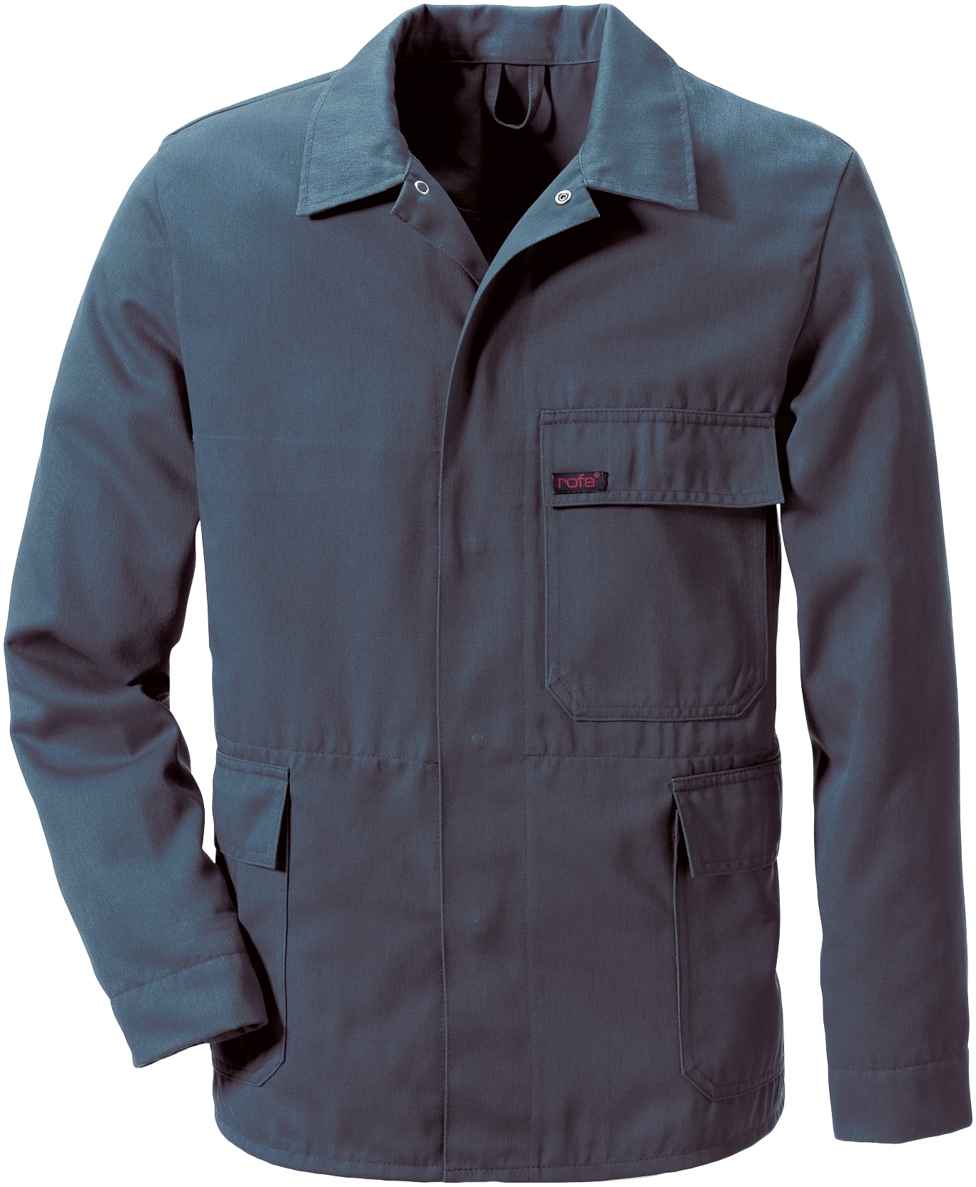 Gr.114 ROFA-Workwear, Arbeits-Berufs-Bund-Jacke, Chemikalienschutz, ca. 265 g/m², grau