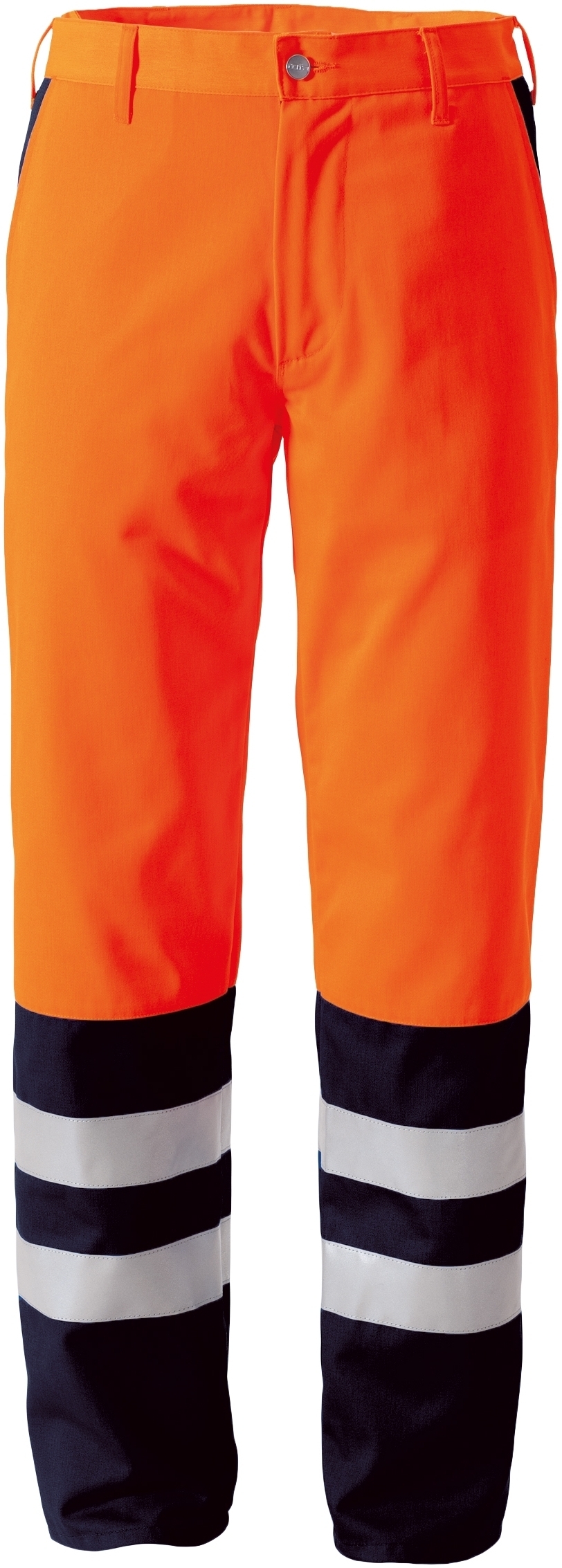 Gr.62 ROFA-Warnschutz, Warn-Bundhose, Duo-Color, ca. 290 g/m², leuchtorange-marine