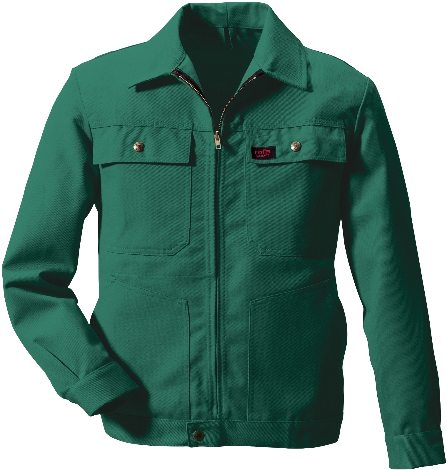 Gr.64 ROFA-Workwear, Arbeits-Berufs-Blouson-Jacke, ca. 360 g/m², gärtnergrün