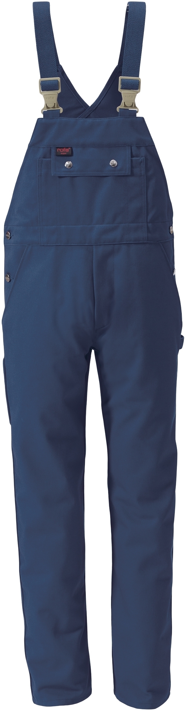 Gr.98 ROFA-Workwear, Arbeits-Berufs-Latz-Hose, ca. 360 g/m², stahlgrau