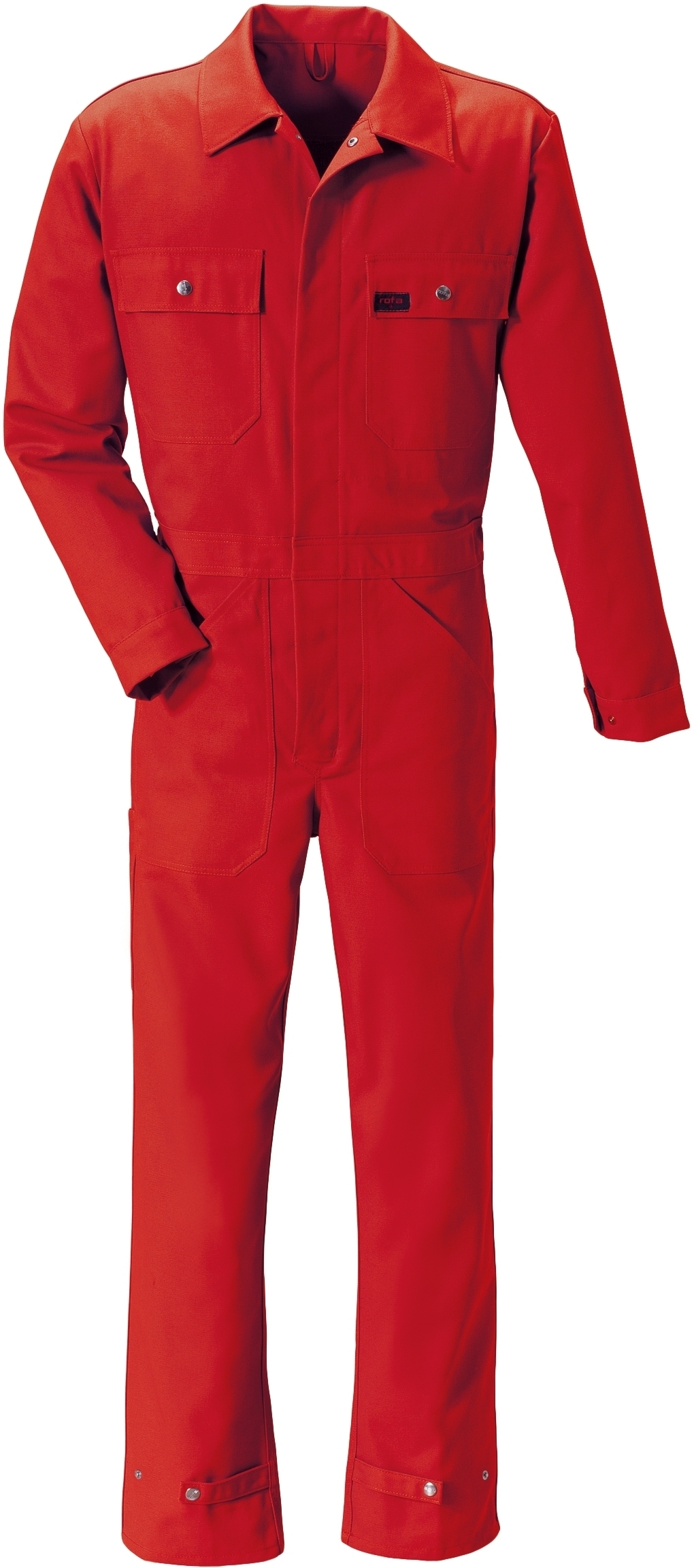 Gr.98 ROFA Kombination Overall Arbeitsoverall Arbeitskombi Schutzanzug Blaumann Rallye Kombi OK Standard rot ca 330 g