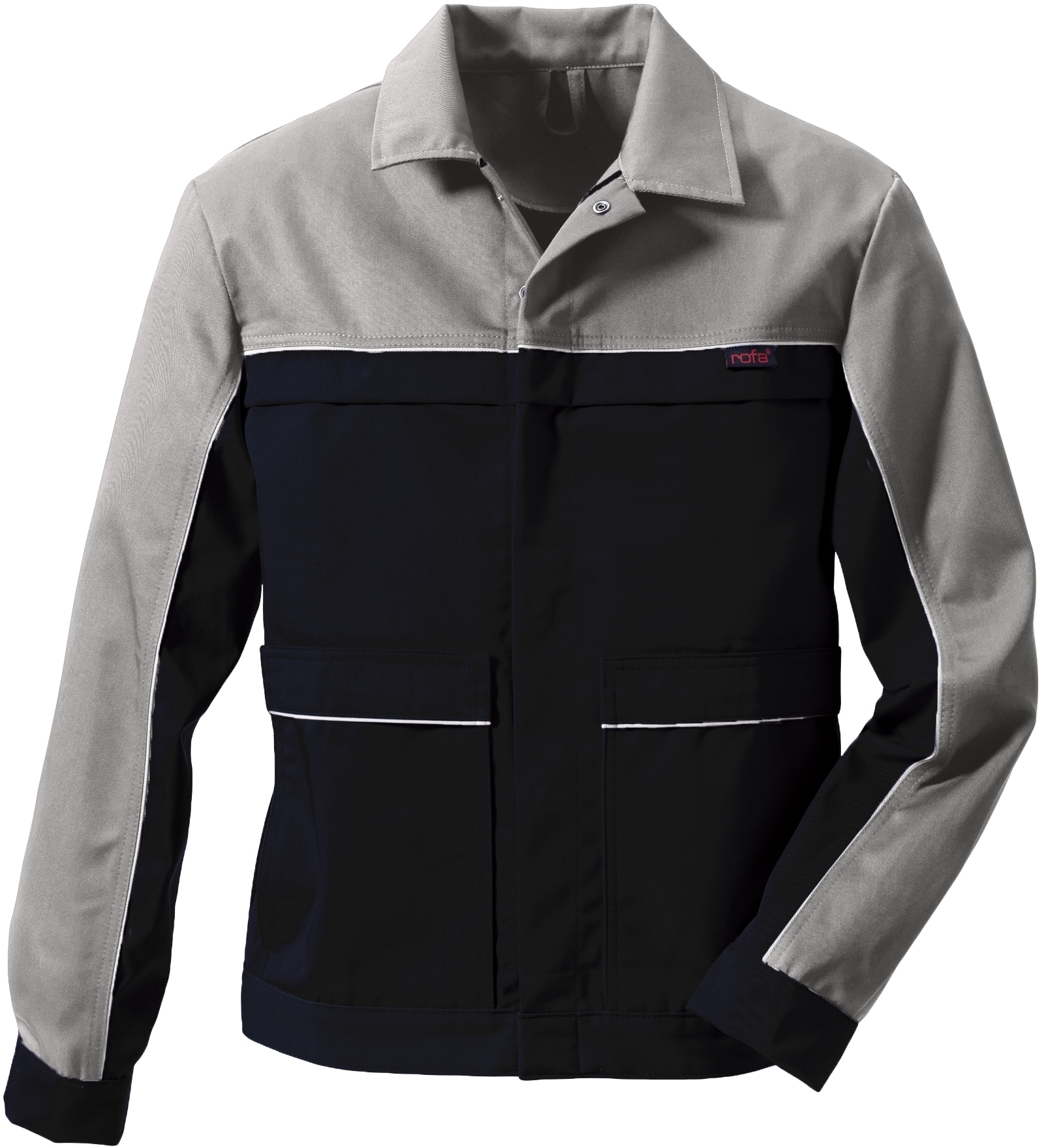Gr.56 ROFA Bundjacke Arbeitsjacke Berufsjacke Schutzjacke Arbeitskleidung Berufskleidung grau marine