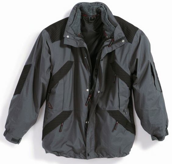 Gr.L BP Winter und Wetter Arbeitsjacke Winterjacke Berufsjacke dunkelgrau