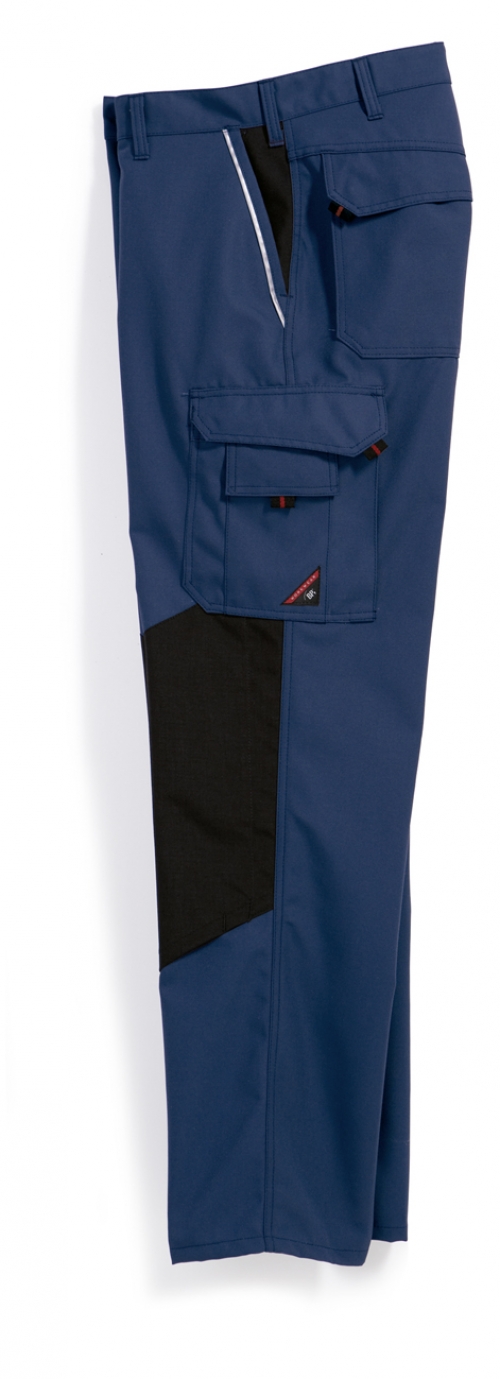 Gr.44 BP Herenhose Bundhose Arbeitshose Berufshose Arbeitskleidung Berufskleidung Jeansform Knieverstärkung stahlblau schwarz