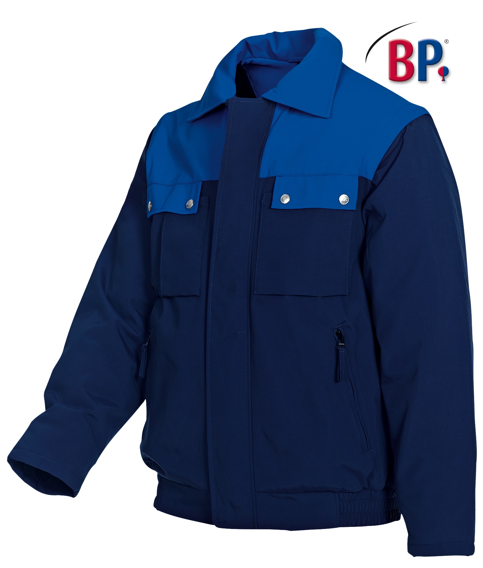 Gr.XXXL BP Winterjacke Arbeitsjacke Schutzjacke dunkelblau königsblau ca 230 g