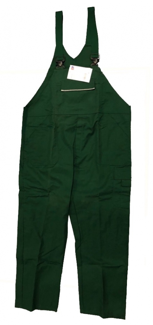 Gr.60 BP Herren Latzhose Arbeitslatzhose Berufslatzhose Workerhose Arbeitshose Berufshose Blaumann grün