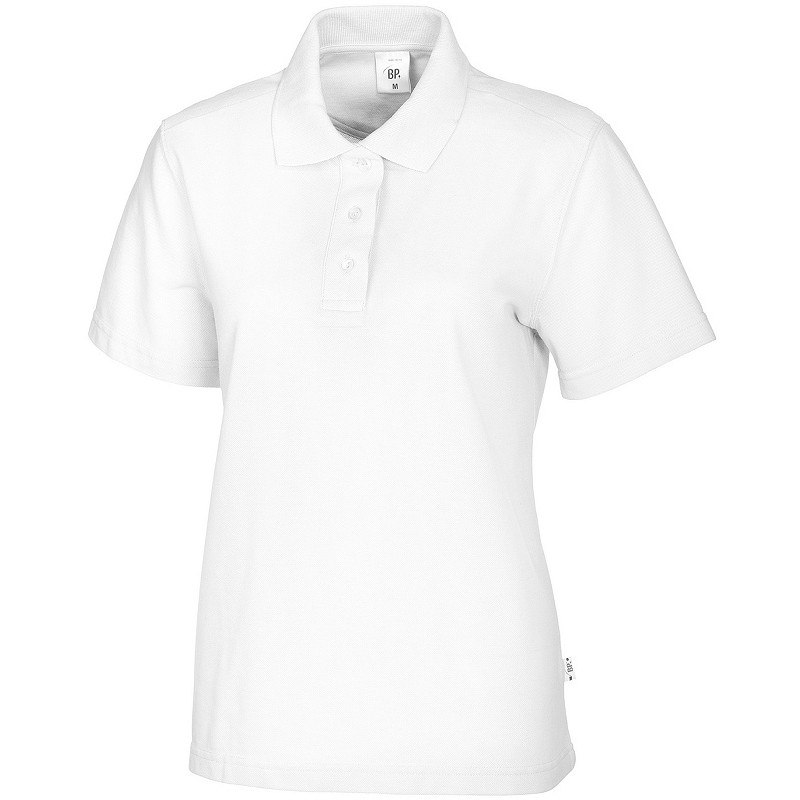 Gr.XL BP-Workwear, Damen-Poloshirt, ca. 220g/m², weiß