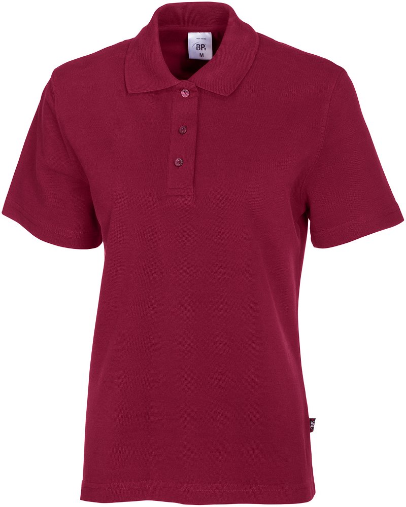 Gr.XS BP Damen Poloshirt Arbeitsshirt Gastronomiekleidung Cateringkleidung Berufsshirt bordeaux