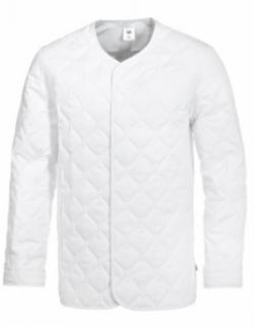 Gr.XLN BP Food-Arbeits-Berufs-Stepp-Jacke für Sie & Ihn, HACCP-Hygiene-Bekleidung,  weiß