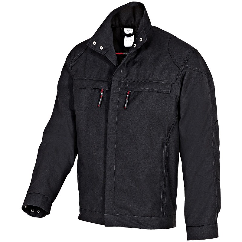 Gr.60/62 BP-Workwear, Arbeits-Berufs-Arbeits-Jacke, ca. 310g/m², schwarz
