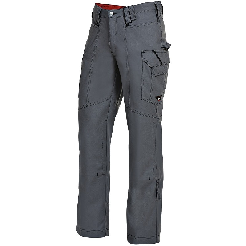 Gr.44 BP-Workwear, Arbeits-Berufs-Bund-Hose, ca. 300g/m², dunkelgrau/schwarz