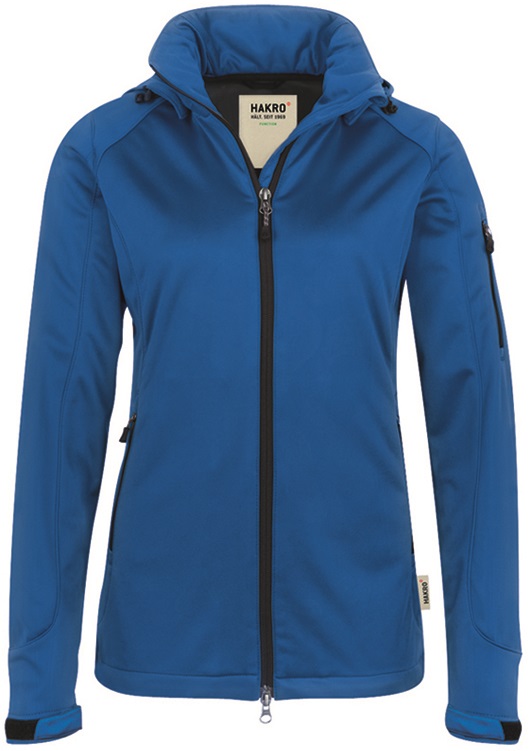 HAKRO-Kälteschutz, Women-Softshell-Arbeits-Berufs-Jacke, Alberta, royal