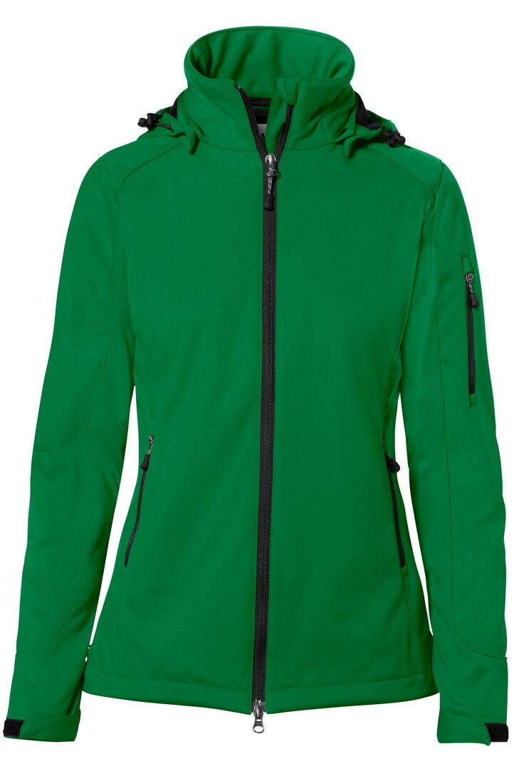HAKRO-Kälteschutz, Damen-Softshelljacke, Alberta, 230 g / m², kellygrün