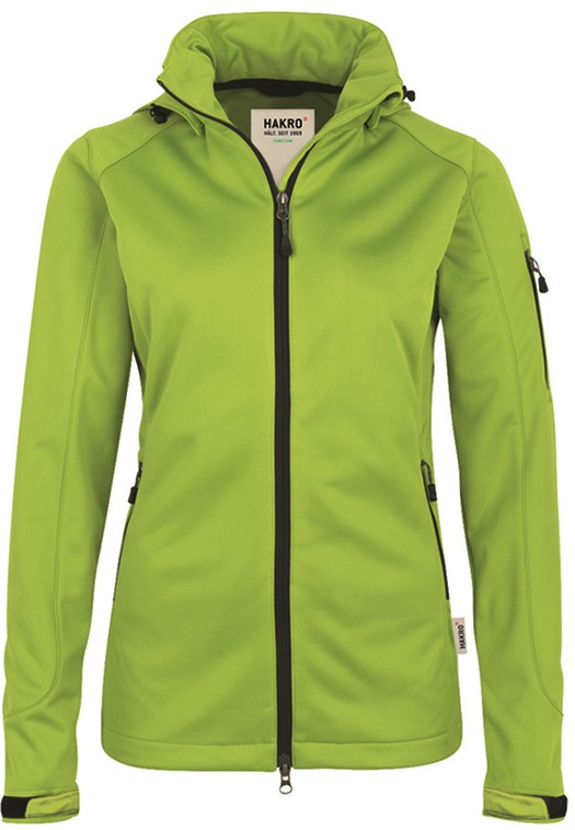 HAKRO-Kälteschutz, Women-Softshell-Arbeits-Berufs-Jacke, Alberta, kiwi