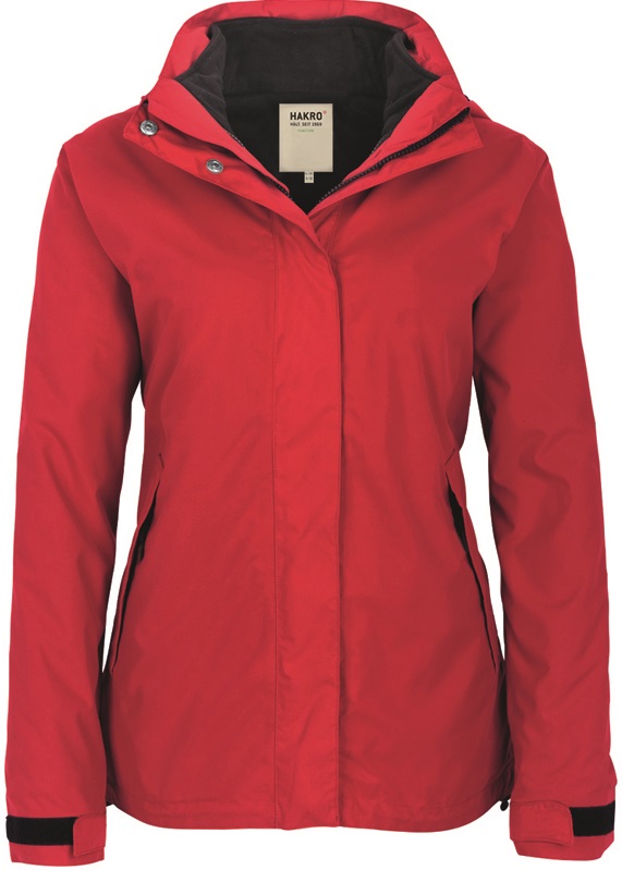 HAKRO-Kälteschutz, Women-Active, Winter-Wetter-Arbeits-Berufs-Jacke, Aspen, rot