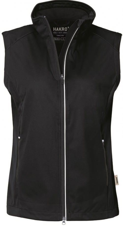 HAKRO-Kälteschutz, Women-Light-Softshell-Winter-Arbeits-Berufs-Weste,  Sarina, schwarz