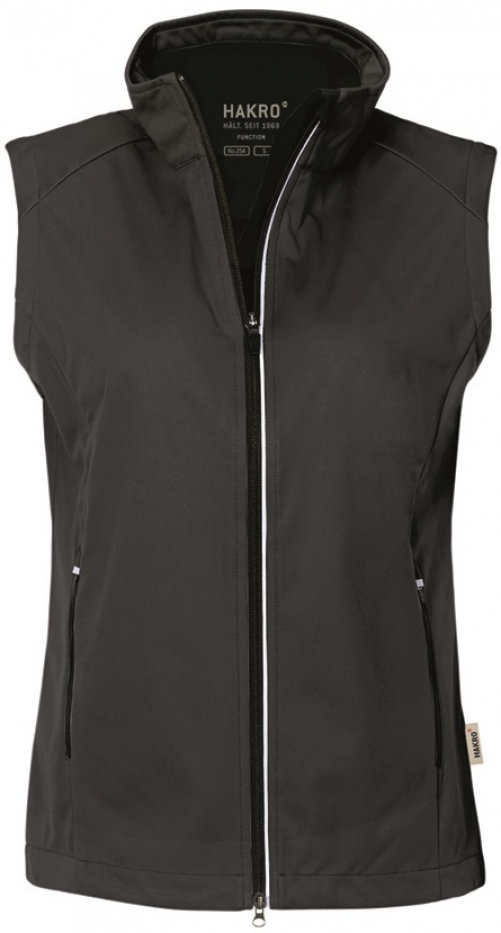 HAKRO-Kälteschutz, Women-Light-Softshell-Winter-Arbeits-Berufs-Weste,  Sarina, anthrazit