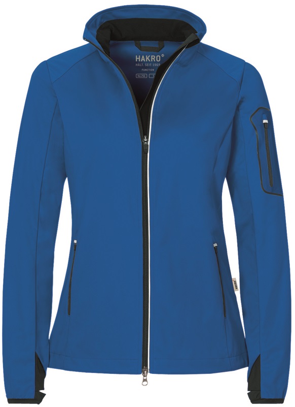 HAKRO-Kälteschutz, Women-Light-Softshell-Arbeits-Berufs-Jacke, Sidney, royal
