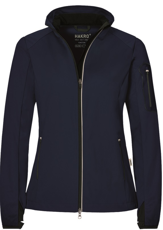HAKRO-Kälteschutz, Women-Light-Softshell-Arbeits-Berufs-Jacke, Sidney, tinte
