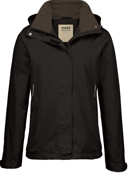 HAKRO-Regenschutz, Damen-Regen-Jacke, Colorado, schwarz