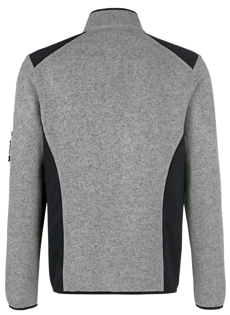 HAKRO-Kälteschutz, Strickfleecejacke, Dawson, grau meliert