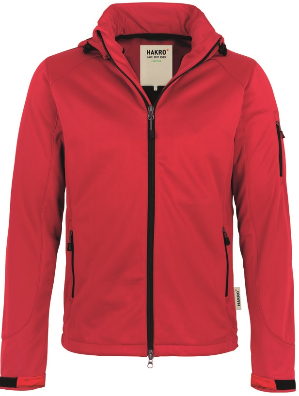 HAKRO-Kälteschutz, Softshell-Arbeits-Berufs-Jacke, Ontario, rot