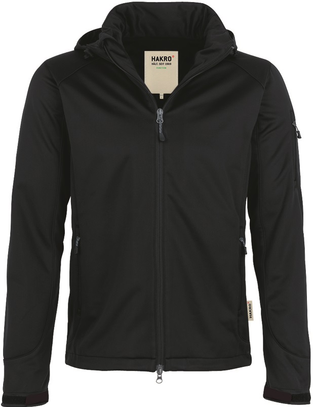 HAKRO-Kälteschutz, Softshell-Arbeits-Berufs-Jacke, Ontario, schwarz
